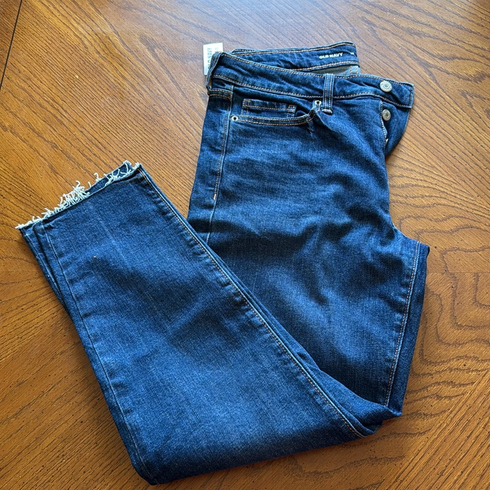 Old Navy High Rise OG Straight Ankle- Length Jeans - Size 10